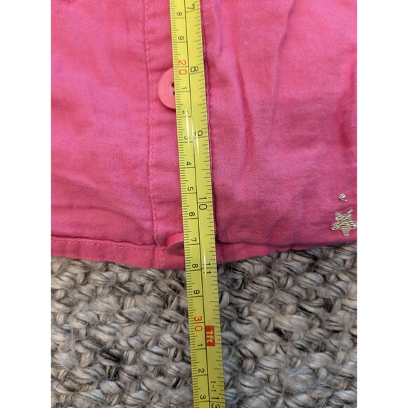 Mini Boden Pink Button Skirt Winter Woodland Deer Applique Embroidery Girls 6-7 - Picture 7 of 7